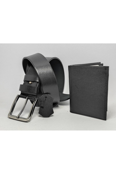 MEN 'S 100% GENUINE LEATHER BELT AND WALLET