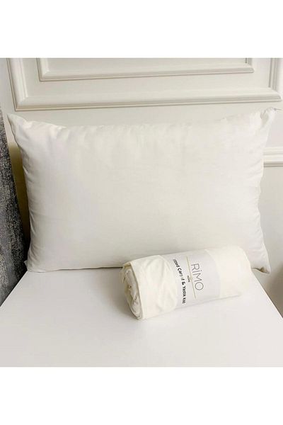 Pamuku White Single Fitted Sheet Set +1 Pillowcase