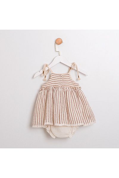 ministok Lindsey Butterfly Detailed Rope Strap Dress