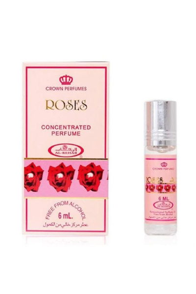 ALREHAB Al Rehab Concentrated Rose Perfume 6ml * 3 pieces
