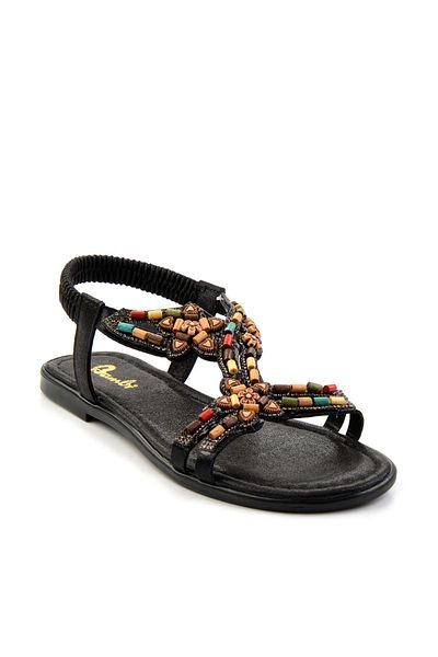 Bambi Black Women's Sandals K 05625051736