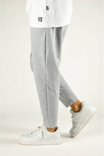 SUPERBLUE Ανδρικό Loose Basic Casual Sports Γκρι Μπαγκέτα Παντελόνι