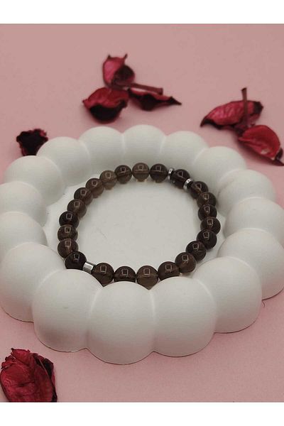 İnnahome Smoky Quartz Bracelet Mind Clarity and Spiritual Balance Stone