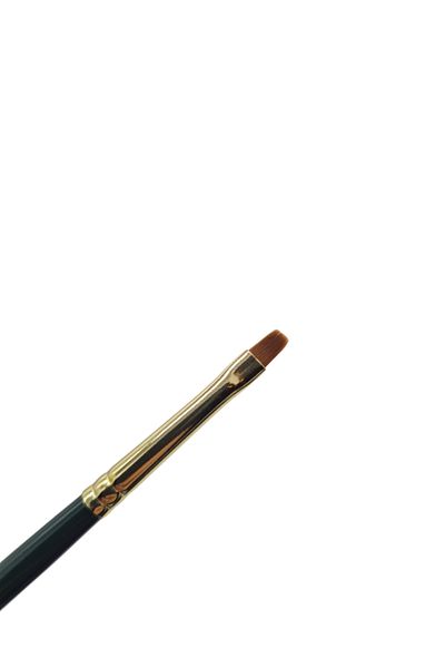 SYArts Flat Cut Brush with Synthetic Tip Special Series Short Bristle No: 02 (Stroke, Oil Paint, Acrylic)
