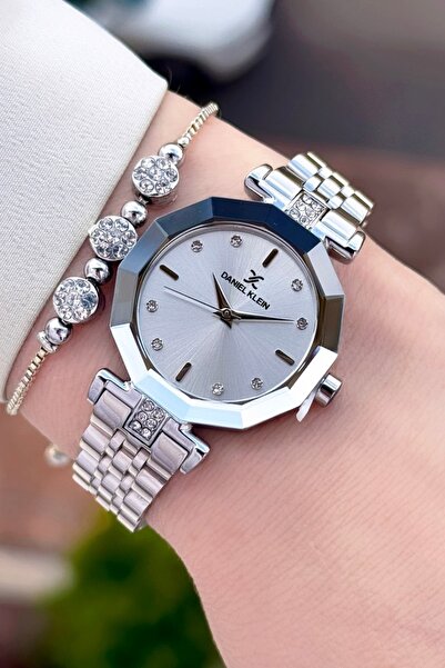 Daniel Klein Metalik Renk 2 Yıl Garantili Kadın Kol Saati ve Bileklik