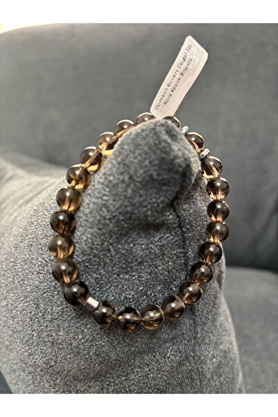 İnnahome Dumanlı Kuvars Bileklik Zihin Açıklığı ve Ruhsal Denge Taşı