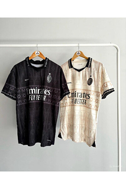 Lion Spor Milan Special Design Pleasures Ecru/Black 2 Pack Retro Jersey