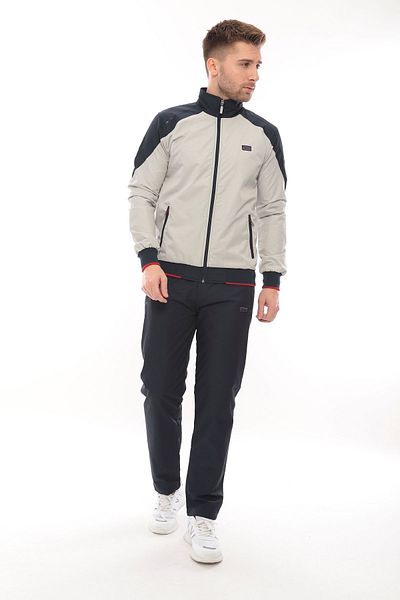 SOCCER Men's Sports Tracksuit Set - Twill Combed Cotton, Detachable Hooded, 4329