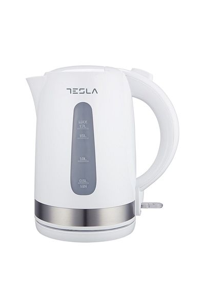 TESLA Fierbator Tesla KT200WX, 1.7L, 2200W oprire automata, indicator ON/OFF, Plastic, Alb
