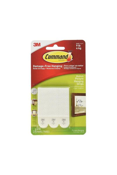 3M Command Picture & Frame Hanging Strips (Set of 3, Medium)