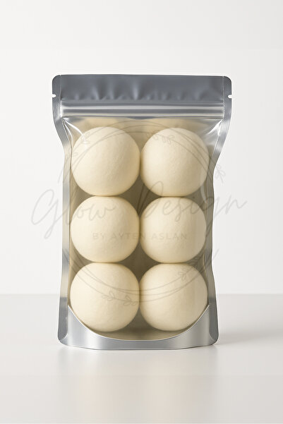 Glow Design كرة تجفيف الغسيل 6 عبوات