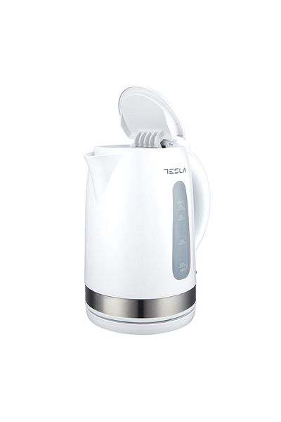 TESLA Fierbator Tesla KT200WX, 1.7L, 2200W oprire automata, indicator ON/OFF, Plastic, Alb