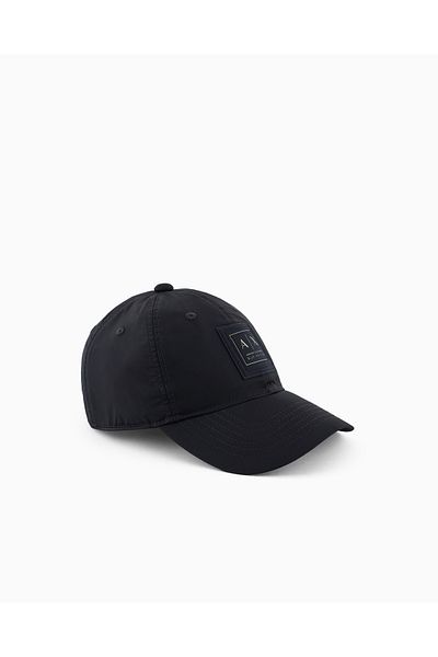 Armani Exchange Men's Logo with Visor Adjustment Yahee Consumer Sports Hat