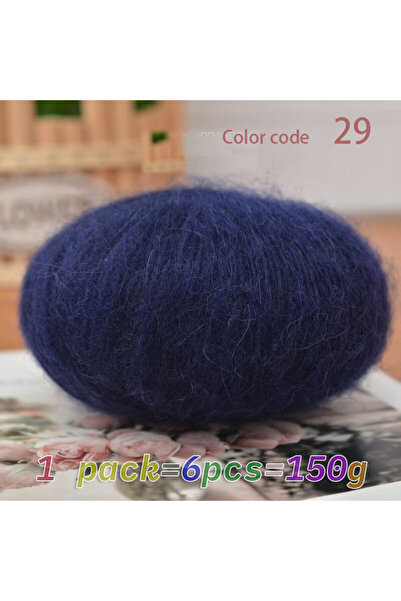 Choice 29 غزلًا فاخرًا من مزيج الموهير الأزرق التبتي، ومزيج من صوف الميرينو ا...