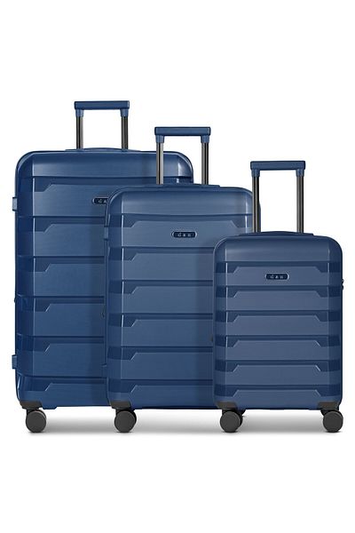 D&N Set de valize cu 4 roți South Dakota, 3 piese, cu pliuri de expansiune