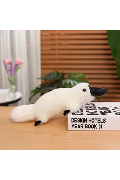 Choice 30cm white platypus Simulation Platypus Plush Toys Creative Cartoon Animal Stuffed Dolls Funny Home