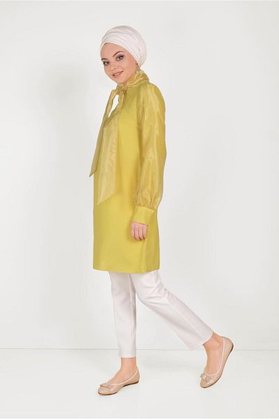 Alvina Tule Detail Tunic 40441