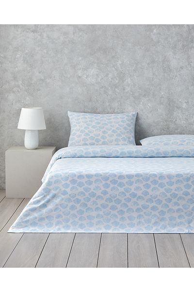 English Home Marine Rhythm Cotton Double Duvet Cover Set 200X220 cm Blue