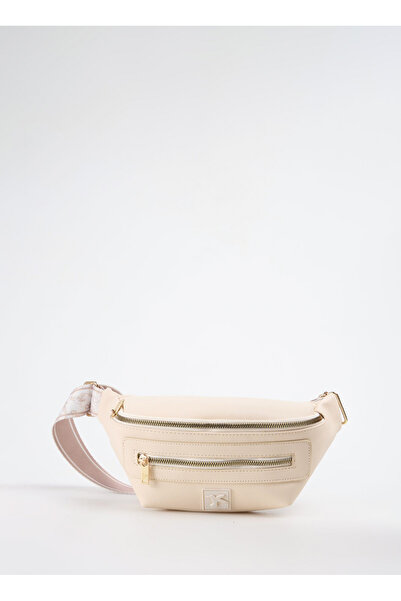 Fabrika Bej Kadın Bel Çantası STRAP-DOVE