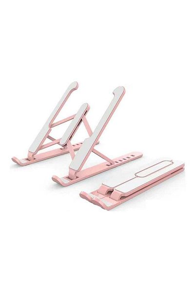 Generic Laptop Tablet Stand 6-level Height Adjustable Folding Portable Office Holder Cooling Bracket