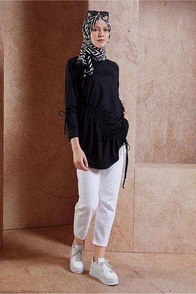 Alvina Drawstring Detailed Tracksuit Tunic 44766