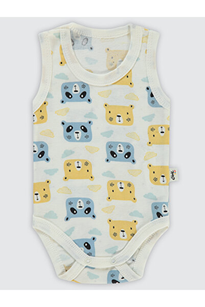 Civil Baby Baby Boy Snap Badi 1-36 Months Ecru