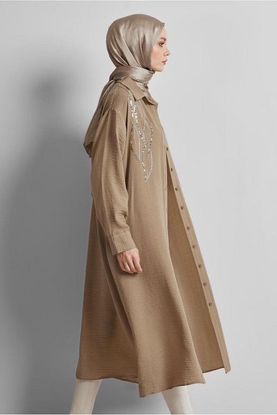 Alvina Beaded Long Tunic 44783