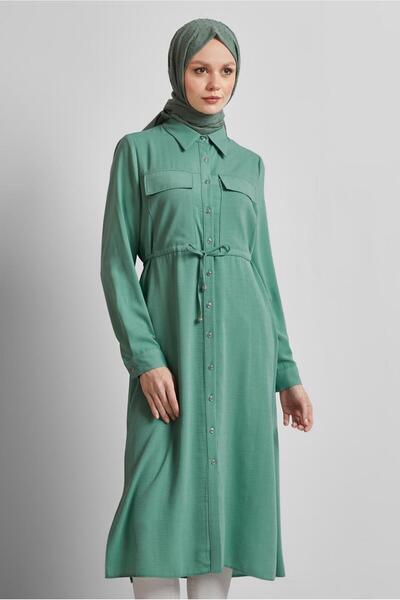 Alvina Shirt Collar Tunic Tunic 45413