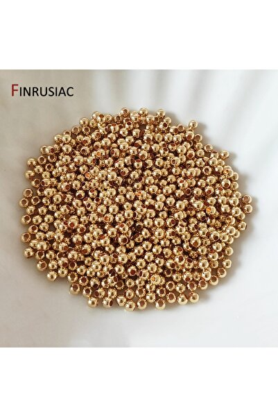 Choice 3 مم - 100 قطعة مطلية بالذهب عيار 14 قيراطًا مطلية بالذهب الحقيقي عيار...