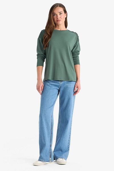 DeFacto Regular Fit Crew Neck Basic Plain Long Sleeve T-Shirt E9905Ax25Sm