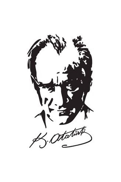SVN Sticker Ataturk Signature - Silhouette No:1 (1 Piece)
