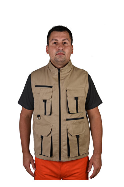 Tok İş Elbiseleri Outdoor Çok Cepli Yelek