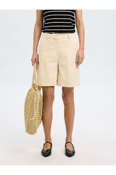 Selected Femme H jtaljede shorts Wide Fit