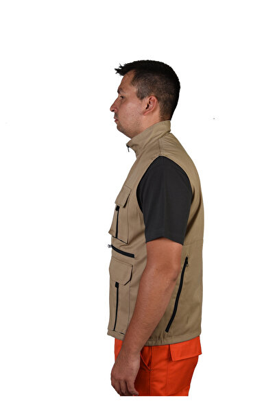 Tok İş Elbiseleri Outdoor Çok Cepli Yelek