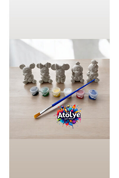 Atölye Lavi Shop Taş Boyama 5 Li Çocuk Yetişkin Taş Boyama Seti