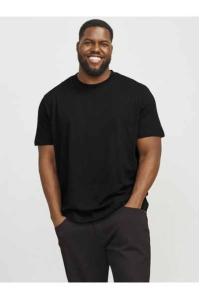 Jack & Jones Plus T-shirt Plus Size Einfarbig T-shirt