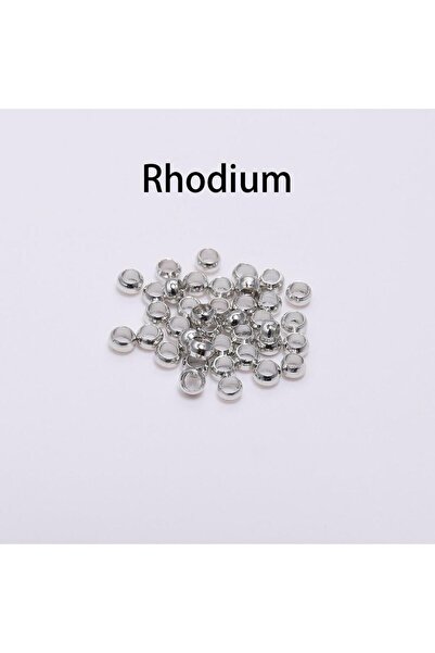 Choice1 2 مم روديوم 500 قطعة/مجموعة من خرزات ذهبية فضية نحاسية ذات نهاية مجعد...