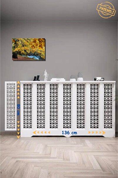 BAGAX Ayasofya Model, Beyaz Renk,iç Ölçü 136 Cm Dış Ölçü 140 Cm Petek Kaplama, Dresuar