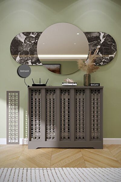 BAGAX Ayasofya Model, Antrasit Renk,iç Ölçü 96 Cm Dış Ölçü 100 Cm Petek Kapla...