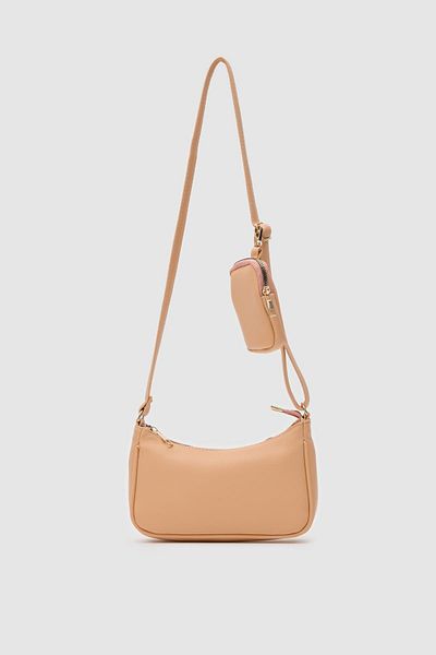 Shule Bags Geantă Clara Salmon Color - Cu Portofel