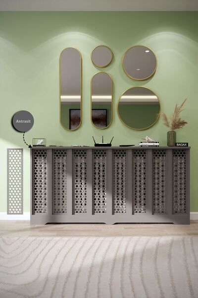 BAGAX Bodrum Model, Antrasit Renk,iç Ölçü 156 Cm Dış Ölçü 160 Cm Petek Kaplam...