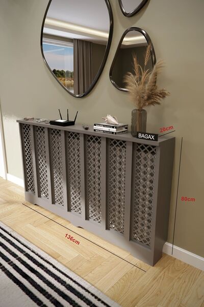 BAGAX Zeugma Model, Antrasit Renk,iç Ölçü 136 Cm Dış Ölçü 140 Cm Petek Kaplam...