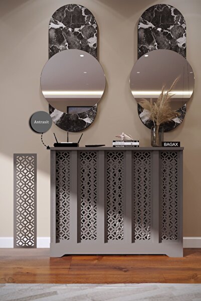 BAGAX Pera Model, Antrasit Renk,iç Ölçü 96 Cm Dış Ölçü 100 Cm Petek Kaplama, ...