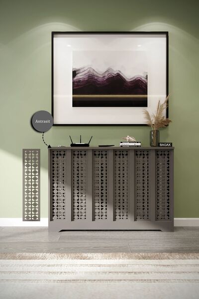 BAGAX Truva Model, Antrasit Renk,iç Ölçü 116 Cm Dış Ölçü 120 Cm Petek Kaplama...