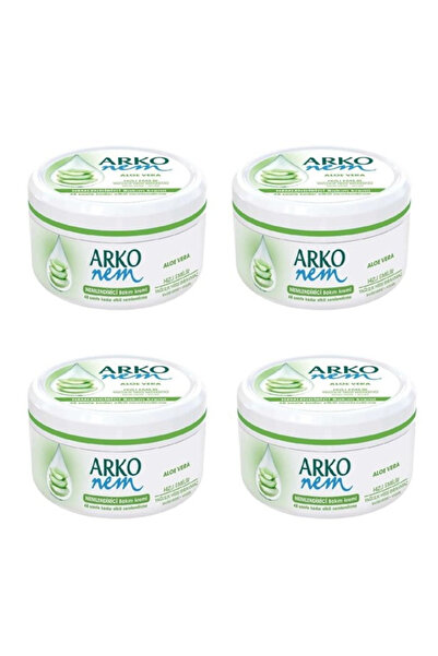 ARKO Nem, Aloe Vera, Nemlendirici Bakım Kremi - 300 ml x 4 Adet