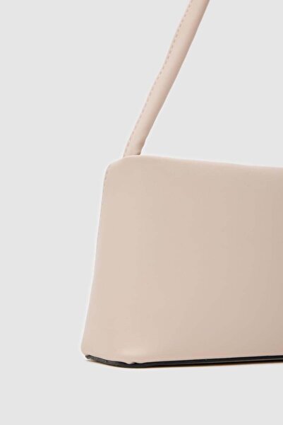 Shule Bags Capella Basic Baguette Bag Cream