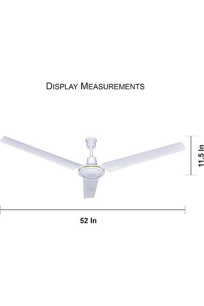 modi 56" Indoor Ceiling Fan 3-Blade, Brushed Nickel & Gold Finish, Steel Blades