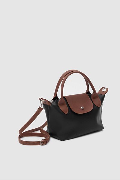 Shule Bags Tiger Small Shoulder Bag Μαύρη