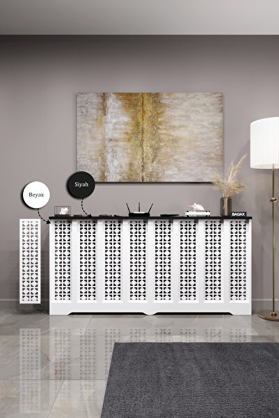 BAGAX Truva Model, Beyaz Üstü Siyah Renk,iç Ölçü 156 Cm Dış Ölçü 160 Cm Petek...