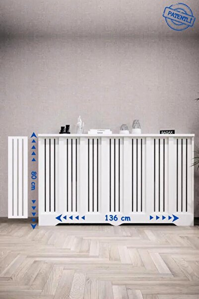 BAGAX Efes Model, Beyaz Renk,iç Ölçü 136 Cm Dış Ölçü 140 Cm Petek Kaplama, Dr...